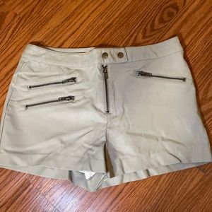 Forever 21 Grey M Leather Shorts